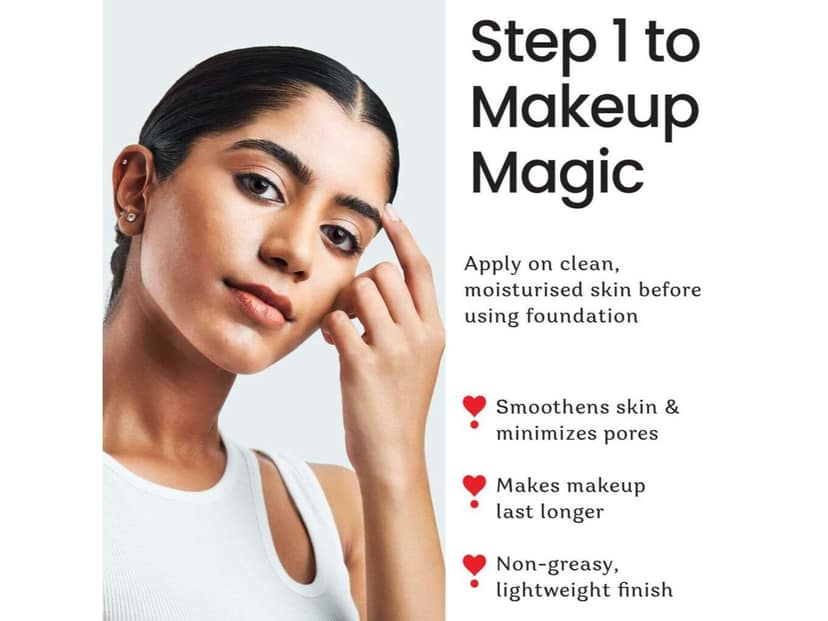 Color Cupid Makeup Perfecting Primer, Matte finish, Non-Greasy, Enhances Makeup, Blurs pores, Smoothens skin, Infused with Hyaluronic Acid, Blur Perfect - 30 ml view 2