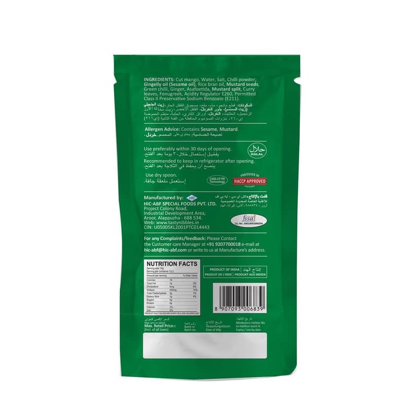 Cut Mango Pickle Pouch 500g view 2