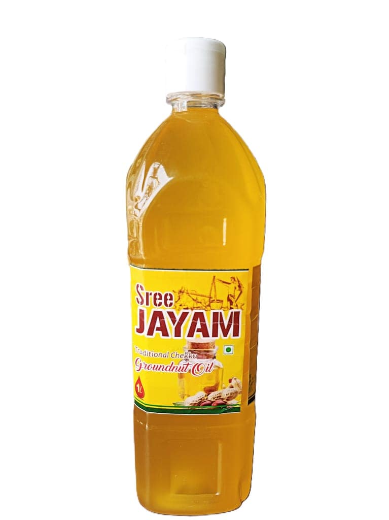 Chekku Groundnut Oil 1 litre view 2