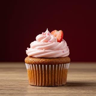 Strawberry Cupcake Cream Topping (single)