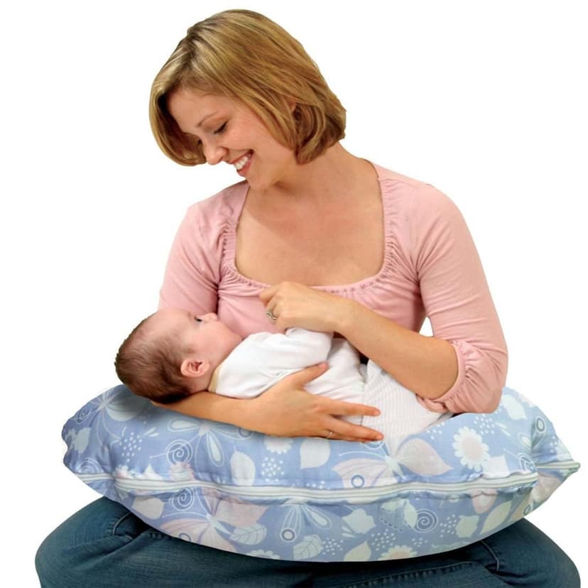 Kradyl Kroft 5in1 Baby Feeding Pillow with 100% Cotton Removable Cover Kradyl Kroft 5in1 Baby Feeding Pillow with 100% Cotton Removable Cover - Happy Stars / Large