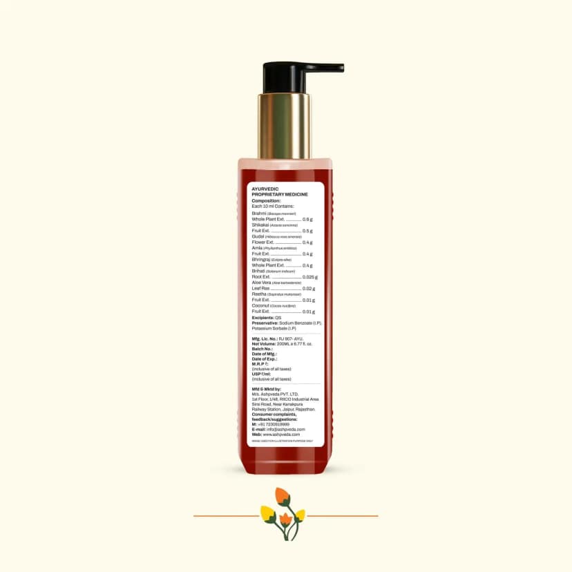 ashpveda Bhringraj Shikakai Hair Shampoo for Soft Shiny Hair view 2