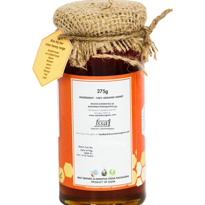 Sanatan Organic Monoflora Eucalyptus Honey- 275 gms view 2
