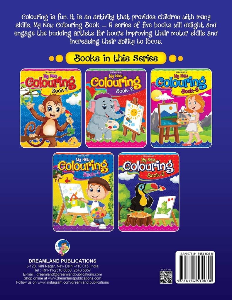 My New Colouring Book 5 [Paperback] Dreamland Publications view 2