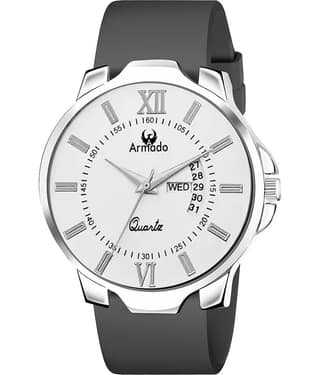 Armado Black Silicon Analog Men's Watch