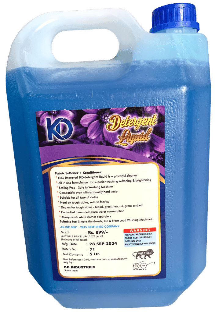 Detergent Liquid (Fabric Softener + Conditioner), 5 Liters view 2