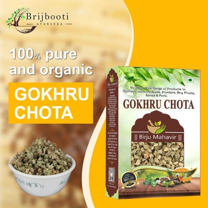 BrijBooti Gokhru Chota - Tribulus Terrestris Seeds - Small Caltrops view 2
