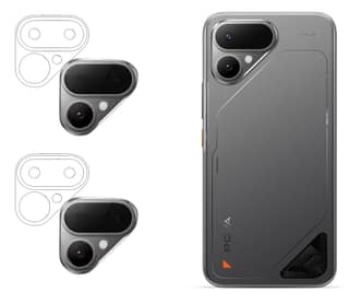 ISAAK Back Camera Lens Protector compatible for Tecno Curve 2 (Pack of 2)