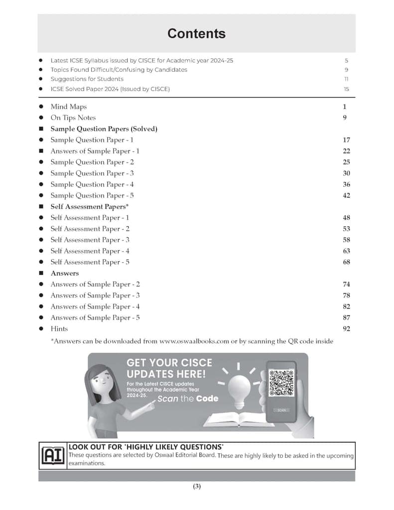 Oswaal ICSE | 10 Sample Question Papers | Class 10 | Computer Application (For 2025 Exam) Oswaal Editorial Board view 2
