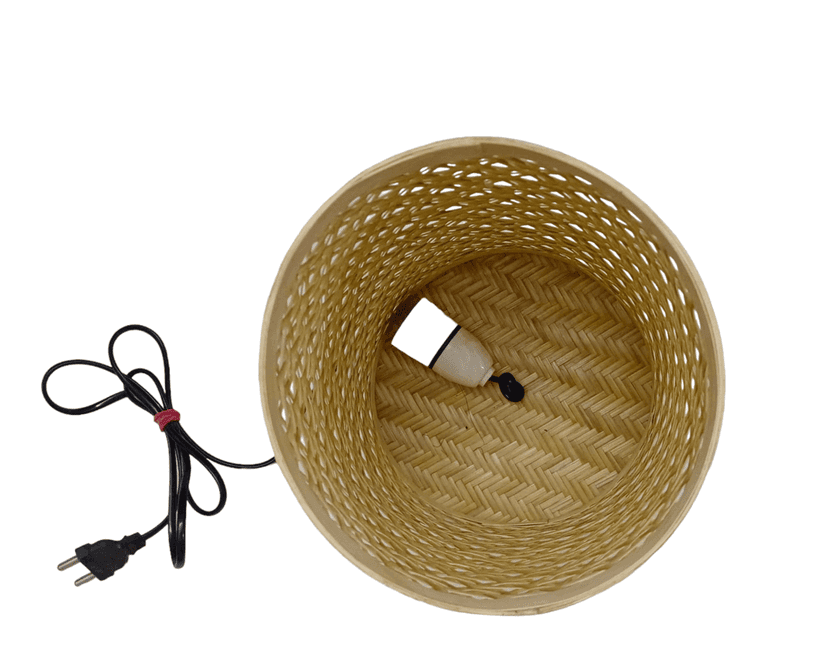 JHARCRAFT BAMBOO PINEAPPLE HANGING LAMP SMALL(BB00312) view 2