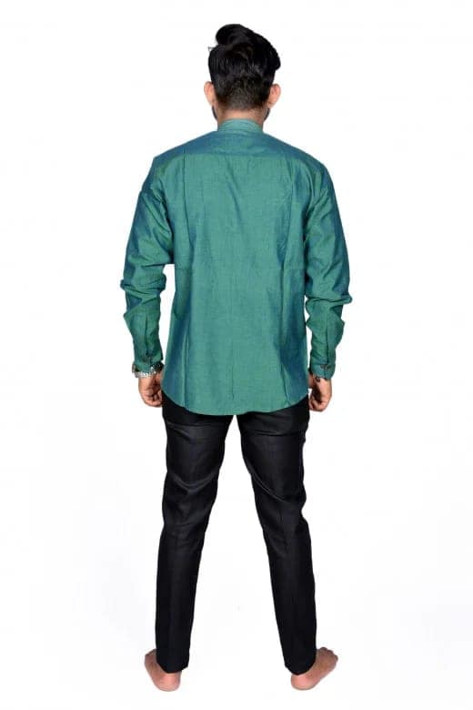 Tribes India Handwoven Gents Shirts 1STXMENMP01590-3 view 2