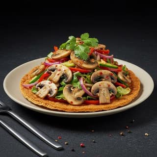 Mushroom Chilli Salad