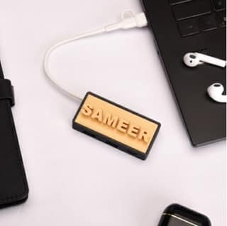 Personalized 2-Port USB Hub plus Type C Hub Ek5344