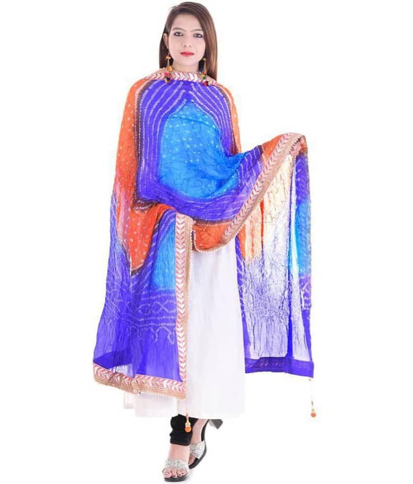 Apratim Multicoloured Art Silk Dupatta view 2