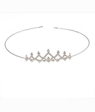 raajis Silver Unisex Tiaras ( Pack of 1 )