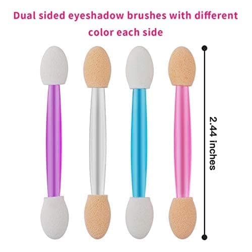 Elecsera 10 Pcs Eyeshadow Brushes Dual Sides Applicators (Pack of 10) view 2
