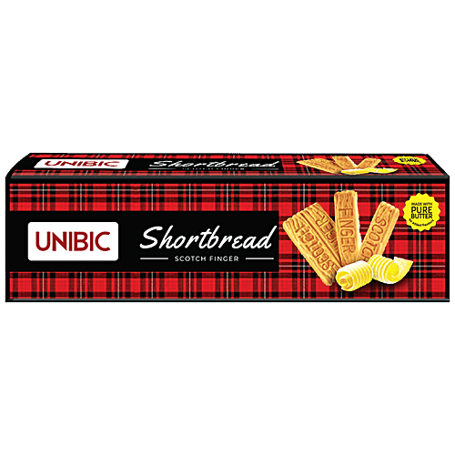 UNIBIC Cookies- Shortbread Scotch finger, 100 g