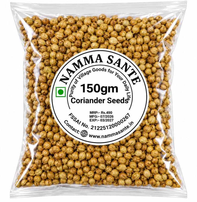 Dhaniya Dana, Coriander Seeds, Sabut Dhaniya, Coriander Whole, Dhania Seeds view 2