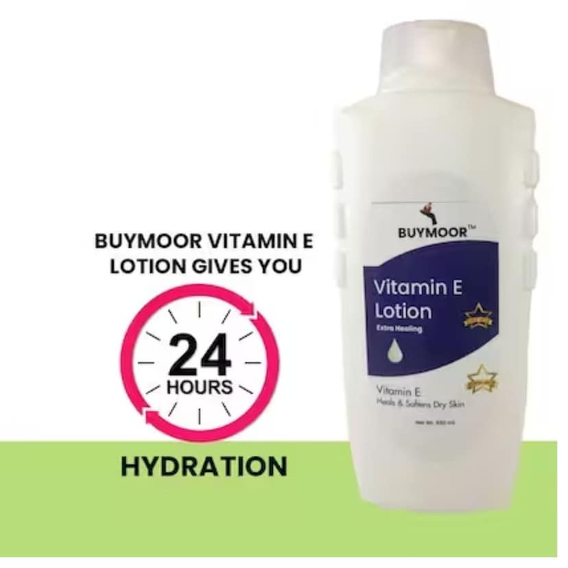 BUYMOOR Rose and Vitamin E Deep Nourishing Skin Brightening Body Lotion Men & Women 1300 ML(Pack Of 2). view 2