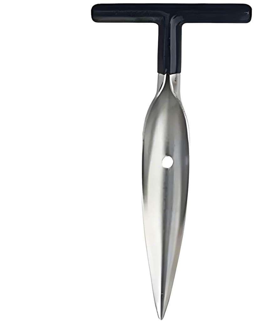 Premium Stainless Steel Coconut Opener Knife | Heavy Duty Tender Coconut Cutting Tool with T-Handle | Coconut Piercing Knife for Green Coconut Water view 2