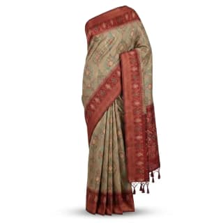 Sambalpuri Golden Diamond Heritage Ikat Handloom Saree