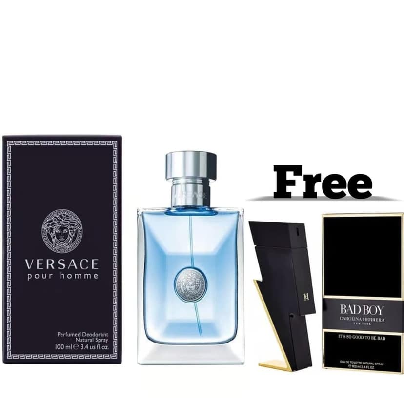 Versace Pour Homme Eau de Toilette for Men,100ml Men Perfume Branded