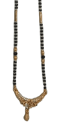 22K Gold Plated Mangalsutra Tanmaniya With Pendant For Women view 2