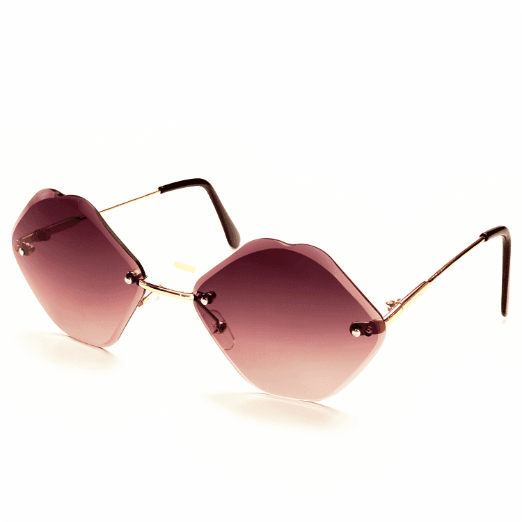 Jubleelens - Butterfly Silk Brown Color Sunglasses - Feminine and Glamorous look with UV Protection For Woman view 2