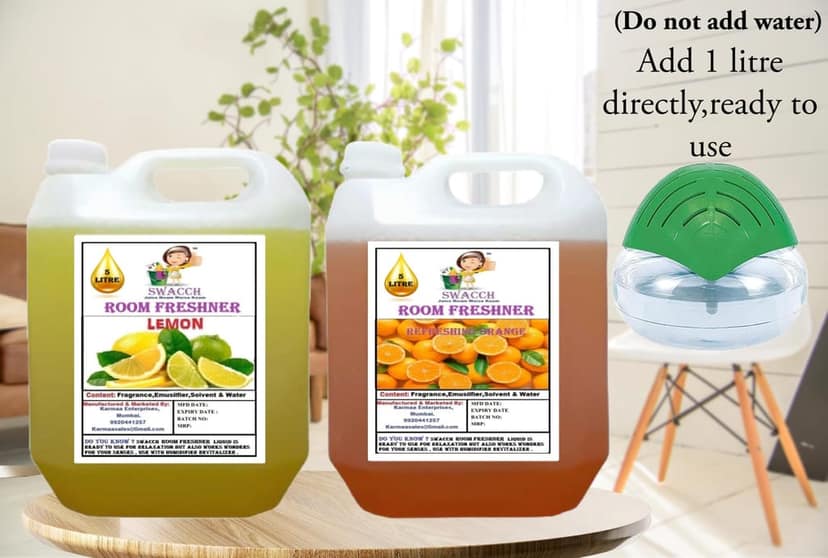 Swacch Room Freshner (5 Litre) (Pack of 2) Lemon & Orange view 2