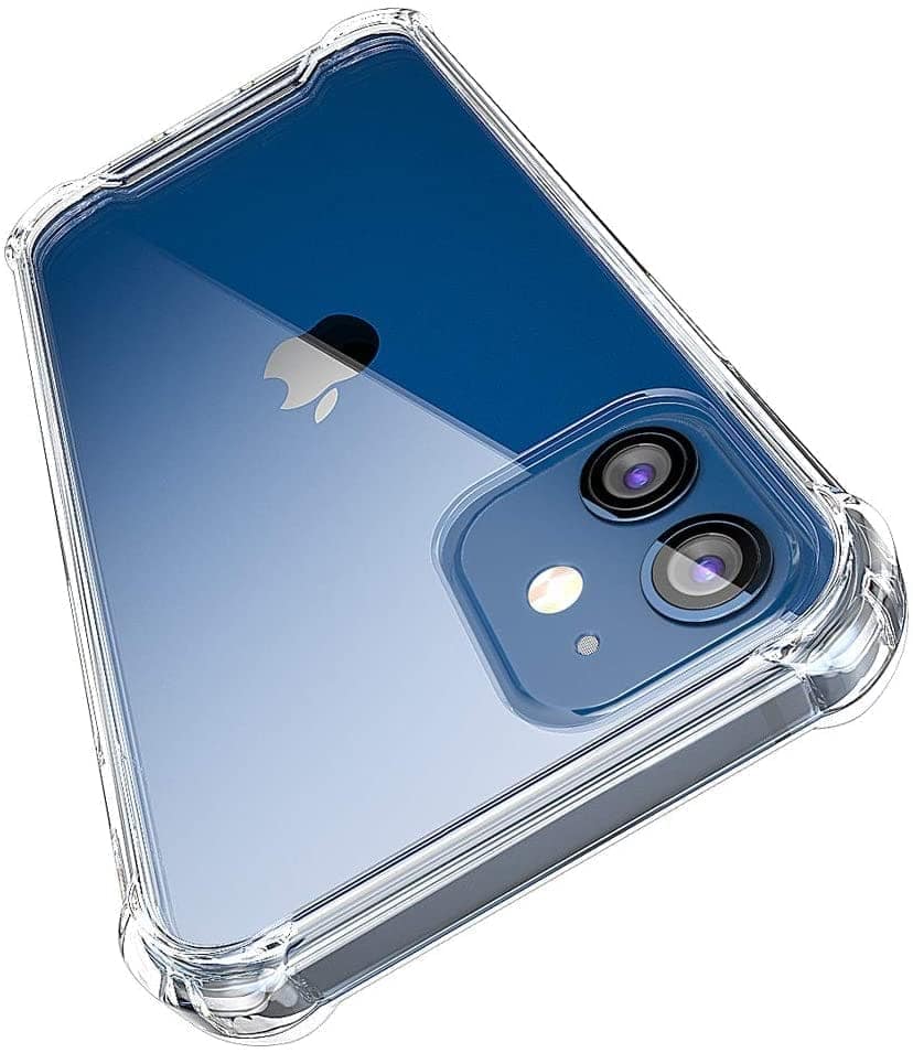 Memumi Crystal Series Thin Fit Hard Back Cover for Apple iPhone 12 Mini - Trans White (5.4") view 2