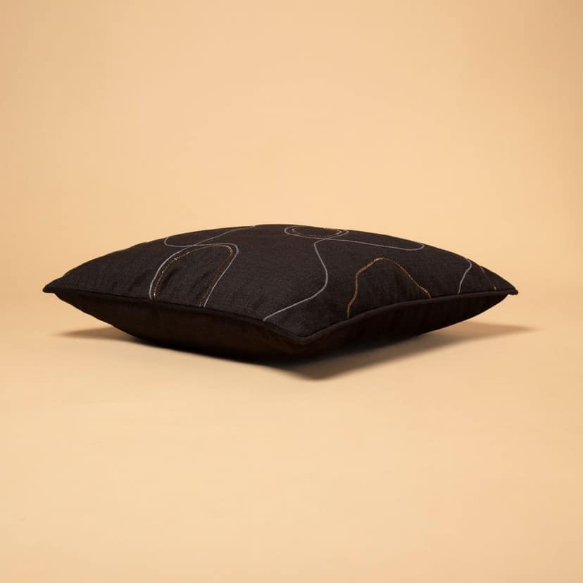 Chann Studio - Line Art Velvet Cushion Covers view 2