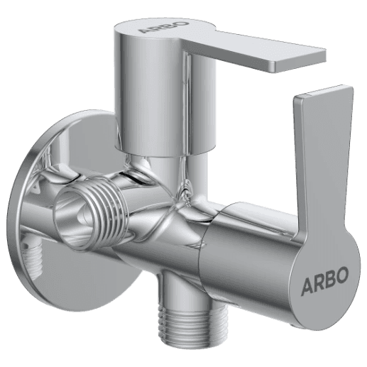 RL-4607 2 Way Angle Valve With Wall Flange