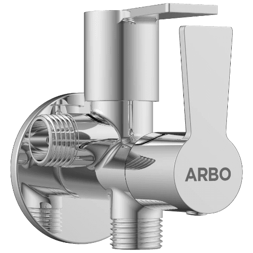 RL-4607 2 Way Angle Valve With Wall Flange view 2