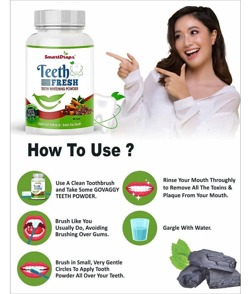 Smartdrops Organic Denture Oral Kit view 2