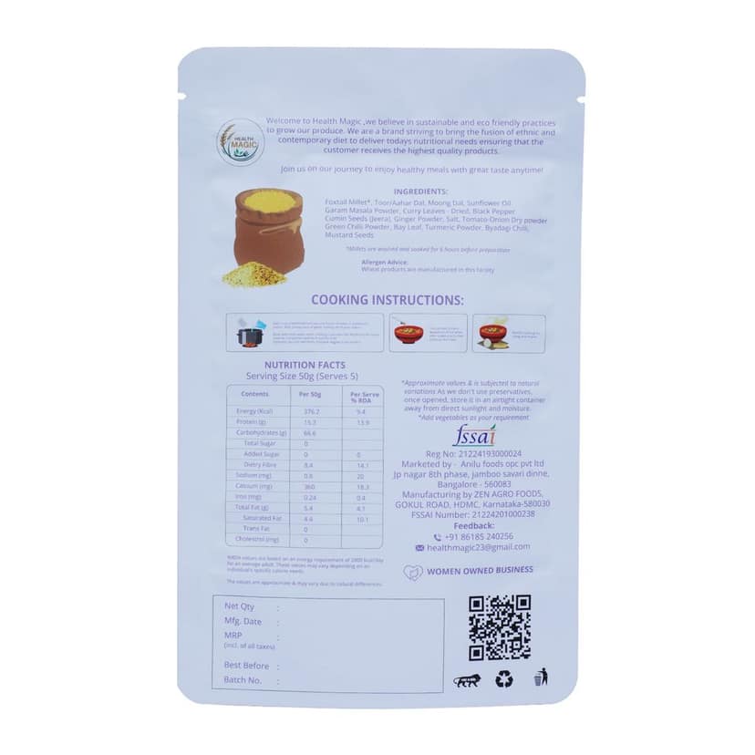 Health Magic Activated Millet Khichdi - Gluten-Free, High Protein, Fiber Rich view 2