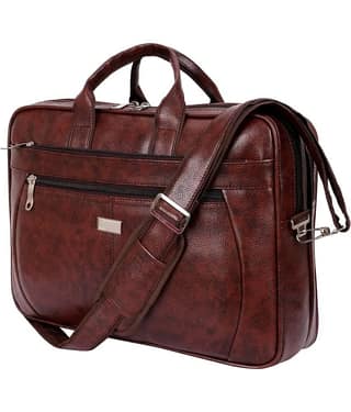 Raylan Brown Solid Messenger Bag