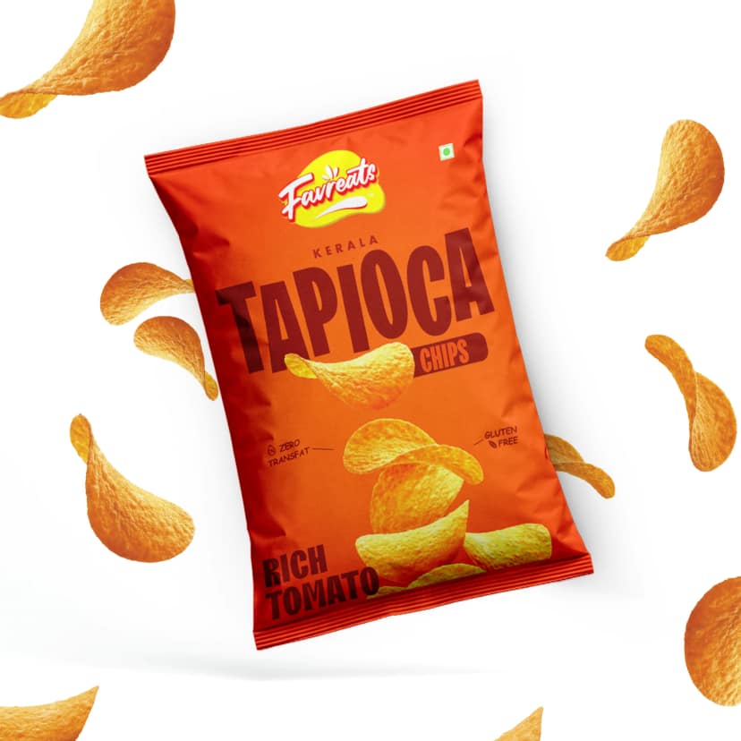 Favreats Tapioca Chips Rich Tomato 60g view 2