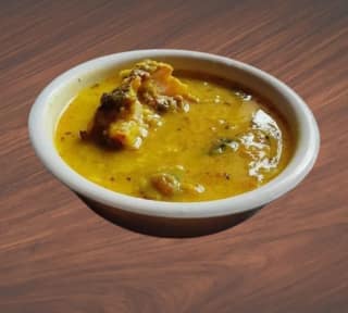 Katla Macher Muru with Moong Dal