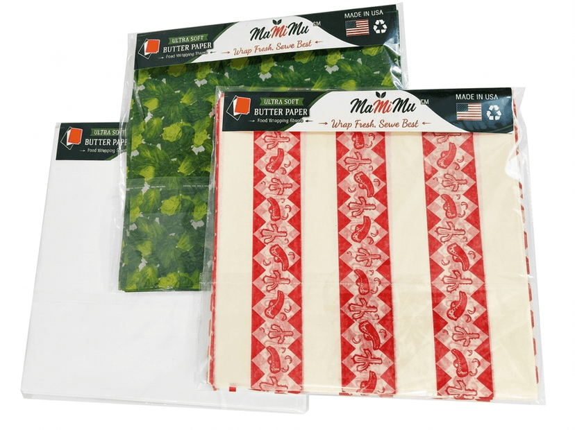 Food Wrapping Paper –Ultra soft 50 GREEN - MaMiMu view 2