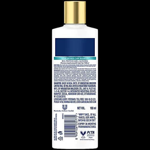 Dove Dryness Care Shampoo, 180 Ml view 2