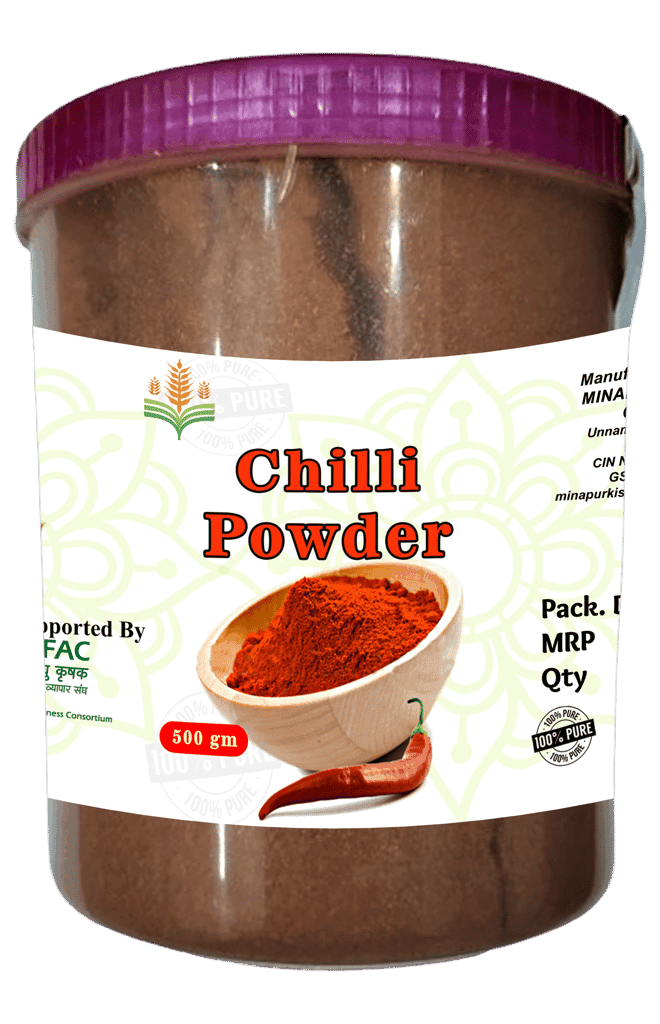 Pure Chilli Powder - 100% Natural and Fresh | 500gm