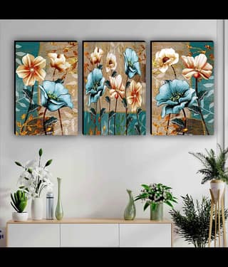 Saf - Floral Painting Without Frame