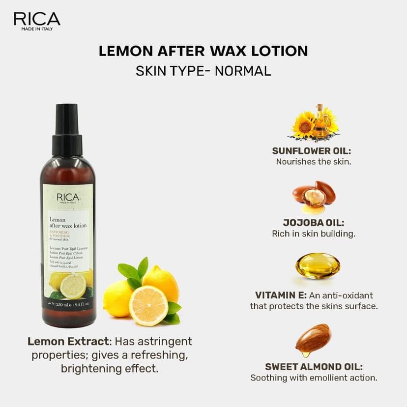 Rica Lemon After Wax Lotion (250 ml) view 2