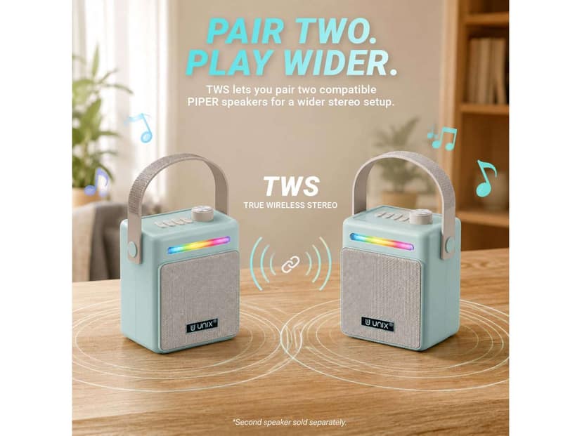 Unix Piper Speaker - Blue view 2