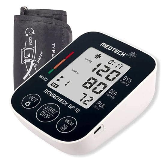 Automatic Blood Pressure Monitor with Large Display for Home Use