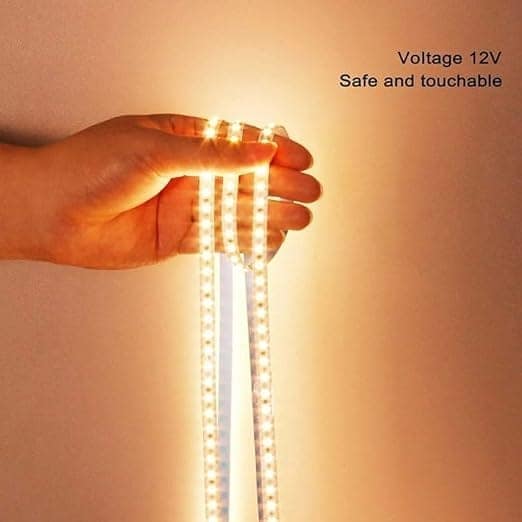 SPARKWORLD 120 LED Warm White Strip Light Pack of 3 | Flexible 5M LED Tape Light for Home, Decoration & Festive Lighting view 2