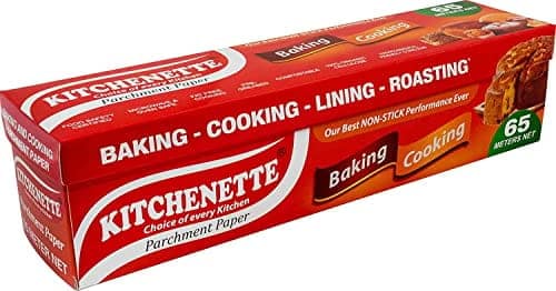 Kitchenette Food Wrapping Paper - 65 Meter & Baking and Cooking Parchment Paper - 65 Meter Combo | Family Pack | Non Stick | Fat Free Cooking | Food Grade | Microwave Safe | Butter Paper | view 2
