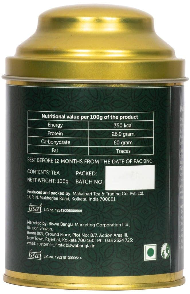 Organic Darjeeling Green Tea from Makaibari Tea Garden - 100g view 2