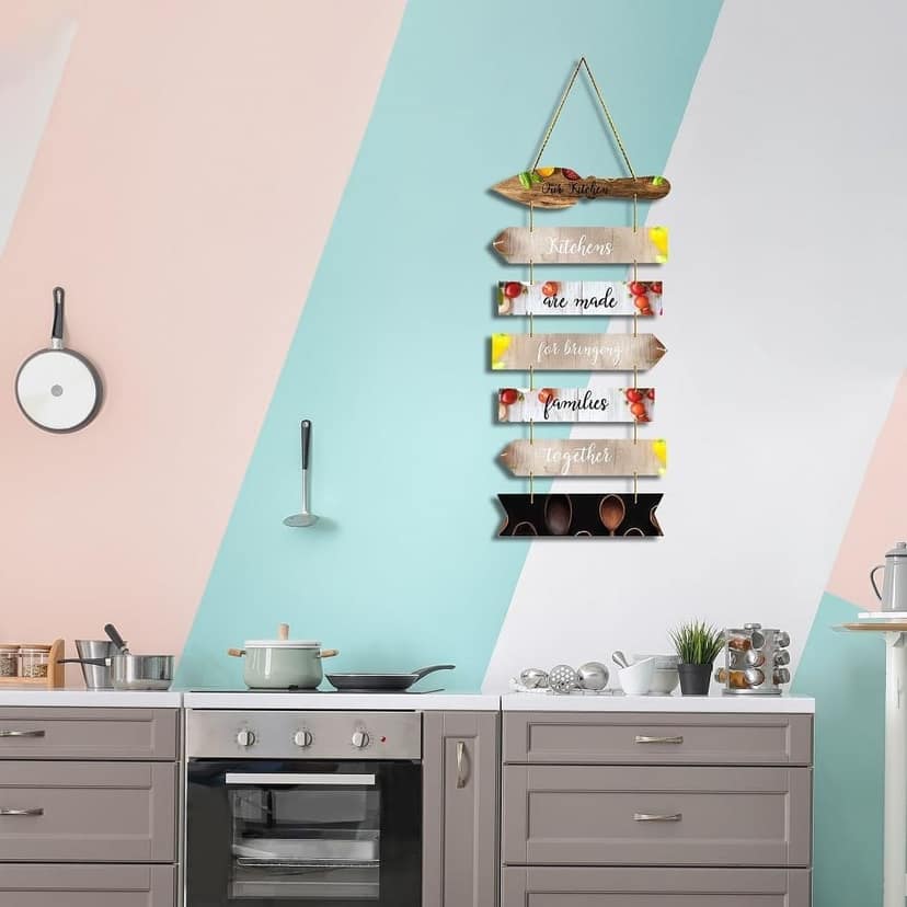 Charmor Kitchen Rules Decorative Wall Hanging Decoration for Home | Living Room | Garden | Wall Decoration (WH3405) view 2