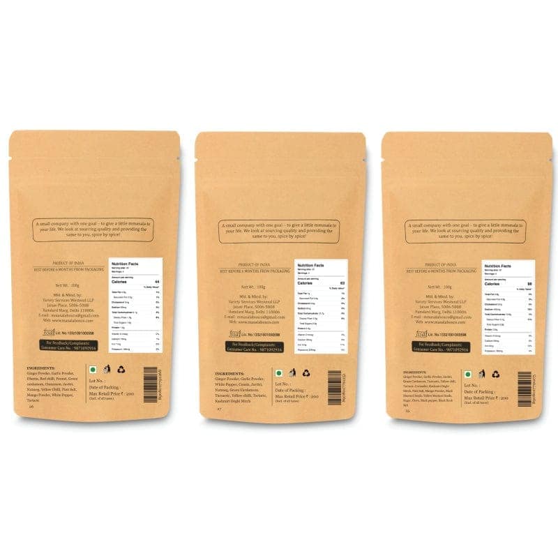 Malai Tikka, Tandoori & Kasundi Spice Mix Combo 100GM Each | Authentic Indian Masala | The MMasala Box Co. view 2